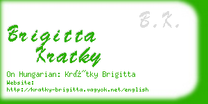 brigitta kratky business card